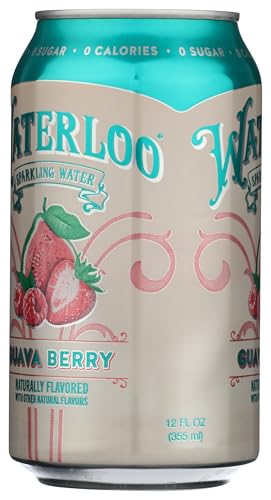 WATERLOO SPARKLING WATER GUAVA BERRY SPARKLING WATER SINGLE, 12 FZ