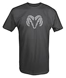 Stealth - Dodge Truck Ram Head Hemi Heavy Duty T shirt - Xlarge