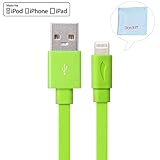 [Apple MFi Certified] Yellowknife 3ft Lightning Cable ,Strong Heavy Duty Lightning to USB Cable Fast Charger Cord for iPhone 6 6S 6 Plus 5S 5C 5, iPad Air, iPad, iPad Mini,iPad Pro, iPod touch Green
