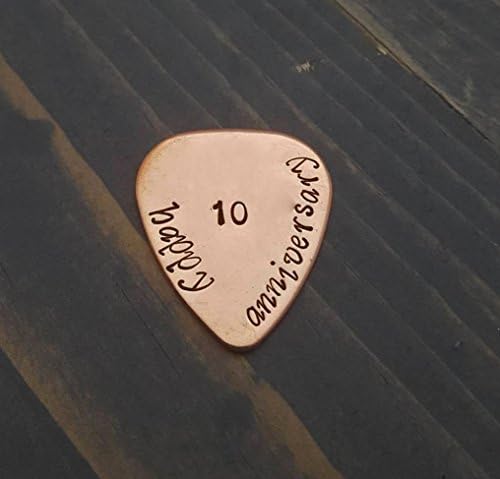 Anniversary Guitar Pick Gift For Husband Gift For Boyfriend Personalized Custom Engraving