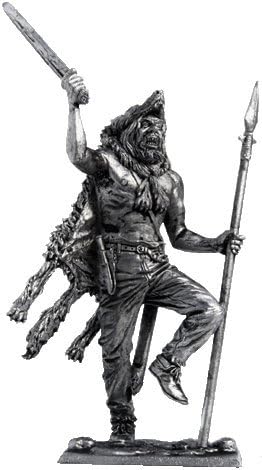 Berserk (9-10th century) Tin Toy Soldiers Metal Sculpture Miniature Figure Collection 54mm (scale 1/32) (M218)