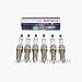 Spark Plugs Plug Set High Power Double Platinum for BMW 135i 335i 335i xDrive 535i GT xDrive 535i xDrive 640i Gran Coupe 740i 740Li xDrive ActiveHybrid 3 5 X1 X3 X5 X6 Bosch OEM 12120037582 (6pcs)