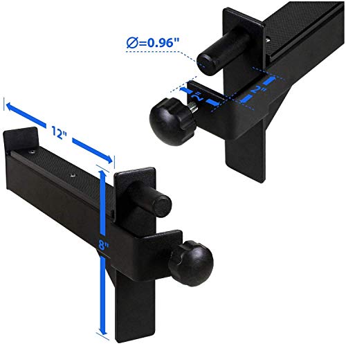 Yes4All Safety Spotter Arms for 2x2 Power Rack Safety Squat Bar