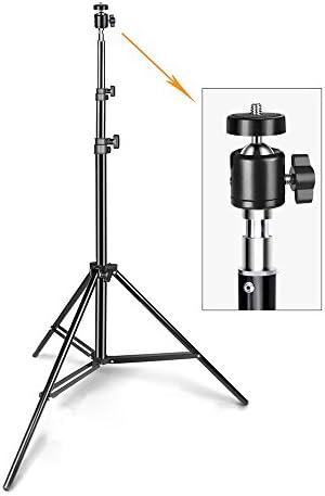 8.5 Feet/260 cm Photography Light Stands with Mini Ball Head Mount for Reflectors, Softboxes, Lights, Umbrellas, Photo Studio,Backgrounds