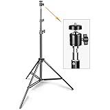 8.5 Feet/260 CM Photography Light Stands With Mini Ball Head Mount For Reflectors, Softboxes, Lights, Umbrellas, Photo studio,Backgrounds