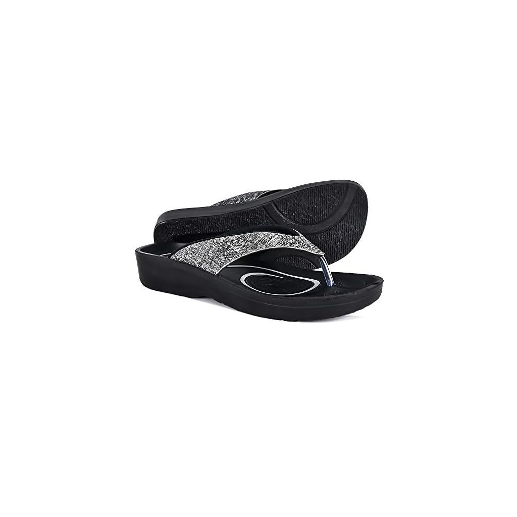 AEROTHOTIC Original Orthotic Comfort Thong Style Flip Flops Sandals for Women with Arch Support 