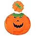 AMOR Pumpkin Costume Suit Unisex Cute Halloween Cosplay Costume Party Clothes for Kids April Fools Day Jokes