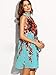 Floerns Women's Summer Chiffon Sleeveless Party Dress - Small - Blue