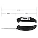 Cool-Shop Best Digital Food Meat Thermometer - Instant Read Technology - Perfect for Food, Liquid, Kitchen, Cooking BBQ - Fast Accurate Readings (Black)