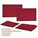 1500 Supreme Collection King Sheet Sets Burgundy - Luxury Hotel Bed Sheets and Pillowcase Set for King Mattress - Extra Soft, Elastic Corner Straps, Deep Pocket Sheets, King Burgundy
