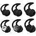 Bose Replacement Noise Isolation Silicone Earbuds/Earplug Tips 3 Pairs Size S M L for Bose Earphones Fit Bose QC20 QuietControl 20 QC30 SIE2 IE3 Soundsport Wireless Earphones (Black)
