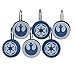 Jay Franco Star Wars Vehicle Schematics Spaceship 12 Piece Shower Curtain & Hook Set, Blue