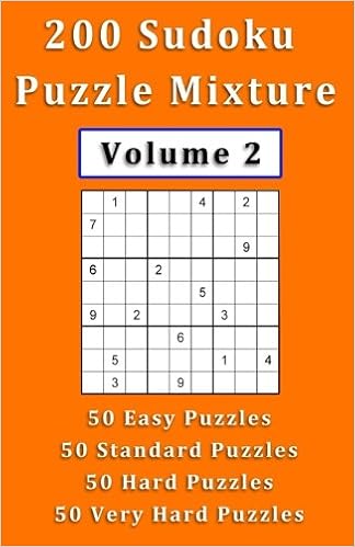 200 Sudoku Puzzle Mixture Volume 2 Containing Easy - 