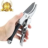 Hand Pruning Shears SK-5 Steel Rust-Resistance Blade Sharp Ratchet Garden Bypass Pruning Shears with Safety Lock