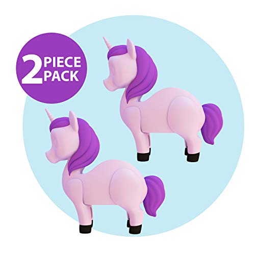 image for California Home Goods Unicorn Taco Holder for Kids, Set of 2 Taco Hold