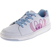 Women's Character Fashion Sneaker Winnie The Pooh Minnie Mouse Jack Skellington Stitch Lace Up Casual Walking Shoes for Adults Size 5-10 US Womens.