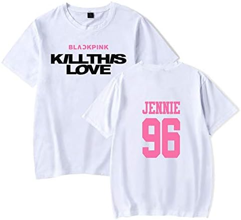 singslife Blackpink Shirt Kpop Blackpink KILLTHISLOVE Concert Tshirt Jisoo Jennie Lisa Rose Tee Shirts T-Shirt