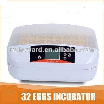 Ravi 2018 TM&W Mini Motor 220V/110V 50/60Hz Hand-Made 32 Egg Incubator, White