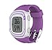 BeneStellar Garmin Forerunner 10 Watch Band, Silicone Replacement Small (Women) Band for Garmin Forerunner 10 Watch (Purple, Small)