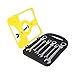Yosoo 7pcs Ratcheting Combination Wrench Set, Flexible Head Multi-Functional Ratchet Conination Spanner Wrench 8-19mm Repair Tools Set
