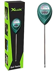 XLUX Soil Moisture Meter, Plant Water Monitor, Soil Hygrometer Sensor for Gardening, Farming, Indoor and Outdoor Plants, No Batteries Required