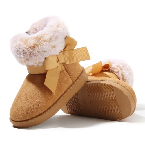 Femizee Girls Faux Fur Winter Boots