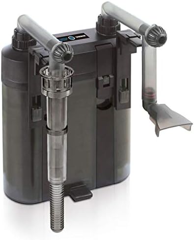 Kimqx Filter Bucket,Aquarium External Wall-Mounted Filter,Mini Mute,Automatic Degreasing Membrane Filtration System Thin and Easy to Disassemble