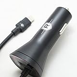 Apple iPhone 5 5S 6 6S 6+ 6S+ SE New Lightning Rapid Fast Renegade Car Charger - 6 Foot Durable Coiled Cord 5v / 2.1 Amp MFI Ceritified