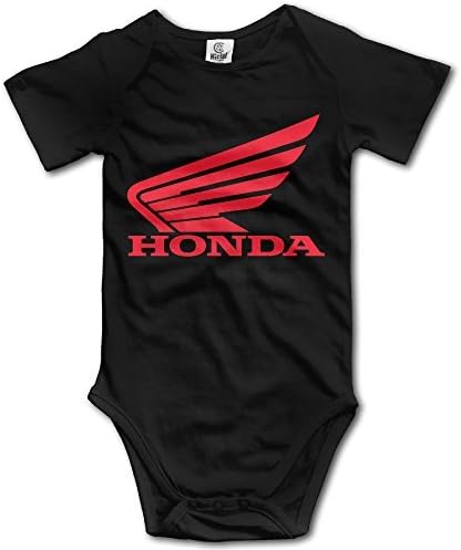 Kakakaoo Honda Two Wheeler Logo Babys Boy's &amp; Girl's Romper Bodysuit Outfits Black Size 24 Months
