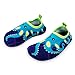 Bigib Toddler Kids Swim Water Shoes Quick Dry Non-Slip Water Skin Barefoot Sports Shoes Aqua Socks for Boys Girls Toddler, Blue Octopus, 6.5 Toddler