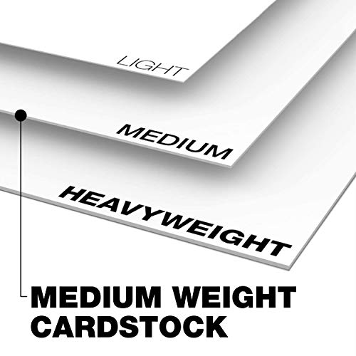 Springhill White 8.5” x 11” Cardstock Paper, 80lb Vellum Bristol