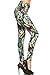 R813-PLUS Luscious Leaves Print Fashion Leggings