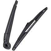 Rear Windshield Wiper Arm & Wiper Blade Set for Jeep Wrangler 2007-2017,Jeep Wrangler JK 2018-2018 Rear Windshield Back Wiper