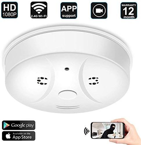 Wi-Fi Spy Hidden Camera Detector, 1080P HD Hidden Camera/Nanny Cam - 2.4G WiFi Live Stream View - Motion Detection – Support iOS & Android, Tablet, PC