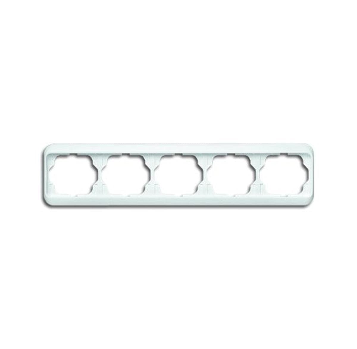 Busch-Jaeger 1725 Switch Cover for 5 Sockets Alabaster/Studio White 1725 Switch