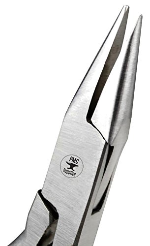 5" Chain Nose Pliers w/ Spring and PVC Grips Jewelry Making Beading Wiring Wire Metal Forming Repair Tool