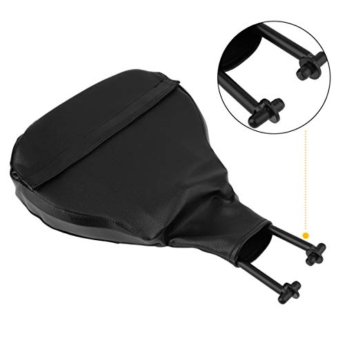 Adjustable Motocycle Plug In Driver Rider Seat Backrest Kit Driver Rider Backrest Pad Set For Harley Motorcycle 2009-2017 - Thumbnail 4