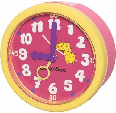 Duzzi Doo RAP002 Alarm Clock, Plastic, yellow, pink, without