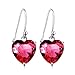 Leaf Threader Dangle Earrings 925 Sterling silver Nature Leaves Ear Line Earrings Jewelry,Long Earrings (2)