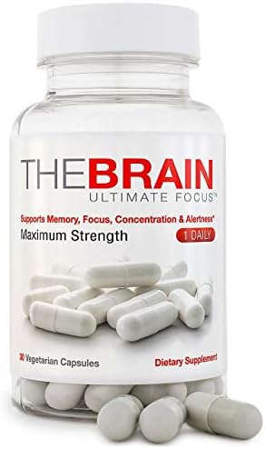 The Brain Ultimate Focus Maximum Strength Brain Supplement (1 month Supply) (30 Capsules)