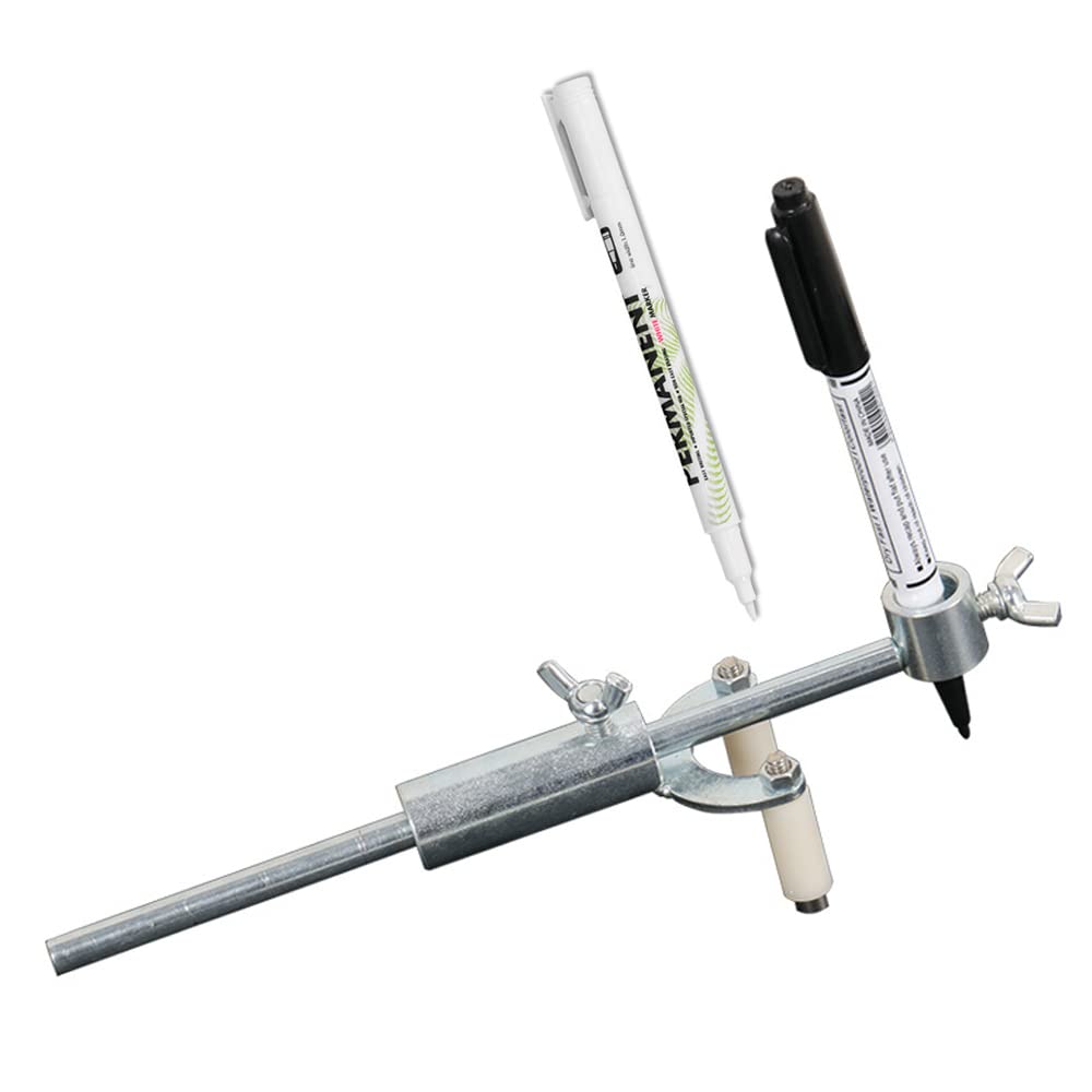 Shkalacar Adjustable Car Wheel Eyebrow Mark Scraper, Scriber Sheet Metal Dent Repairing Tool Car Wheel Eyebrow Rib Line Shaping Adjustable Portable Professional Car Repairing Scriber