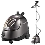 Clothes Steamer, AICOK Steamer for Clothes, 1500W, 68oz(2L), 60 Minutes Garment Steamer, Heavy Duty Full Size Fabric Steamer with Fabric Brush, Splint and Hanger