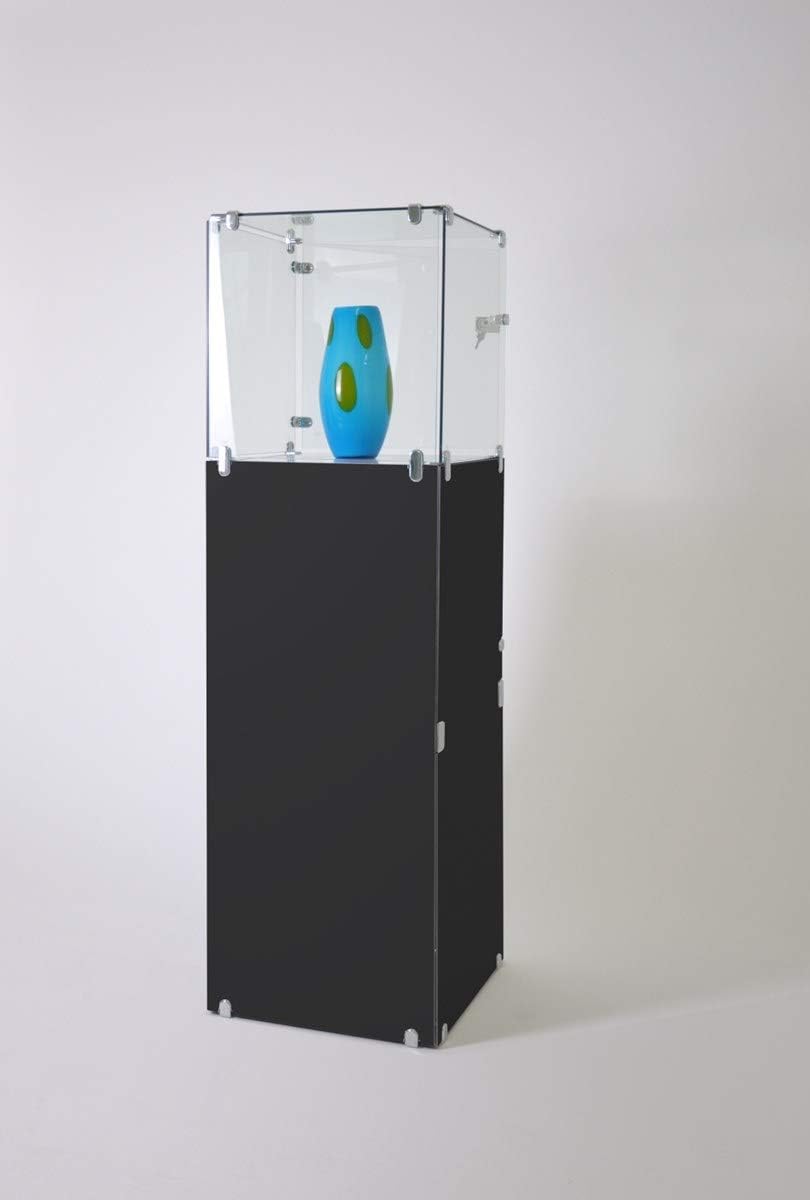 Vitrina grande para joyas con cerradura y compartimento para