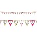 1st Birthday Owl Party Look Whoo's 1 Pink Ribbon Flag Banner