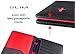 Travel Design all in one Travel Wallet - 2 Passport Holder Organizer - Gift box (Black/Red)