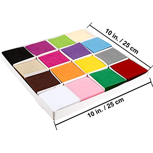 image for Exquiss 6400 Sheets Tissue Paper Squares 2.2 inch Bulk 16 Colors for A