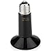 Pecute Reptile Heat Lamp 150W Infrared Ceramic Heater Natural Heat Emitter Appliances Lamp Bulb Pet Coop Grow Light 110V Black