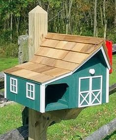 Amazon Com Amish Made Painted Mailbox Combo In Hunter Green And