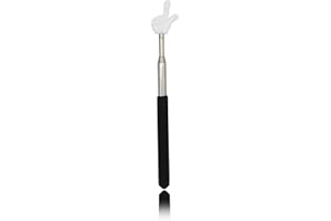 Dohia Retractable Pointer for Classroom Telescopic Teachers Pointer Extendable Hand Pointer Finger Pointer Stick Mini Retractable Classroom Pointer for Elementary School Kindergarten Teacher D2(Black)