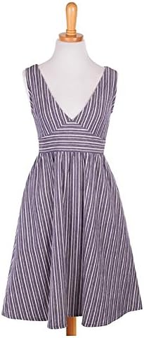 Mata Traders Women's Picnic Dress In Stripes Size Medium
